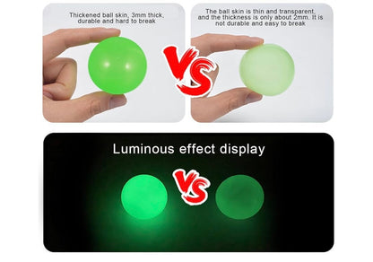 Luminous Glow In The Dark Sticky Glow Balls