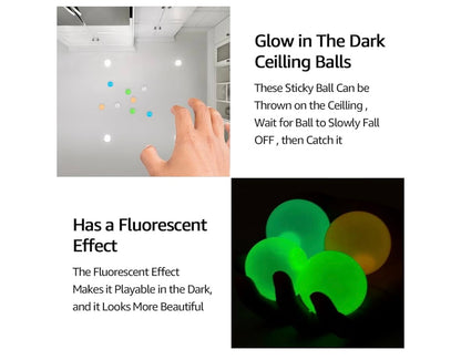 Luminous Glow In The Dark Sticky Glow Balls