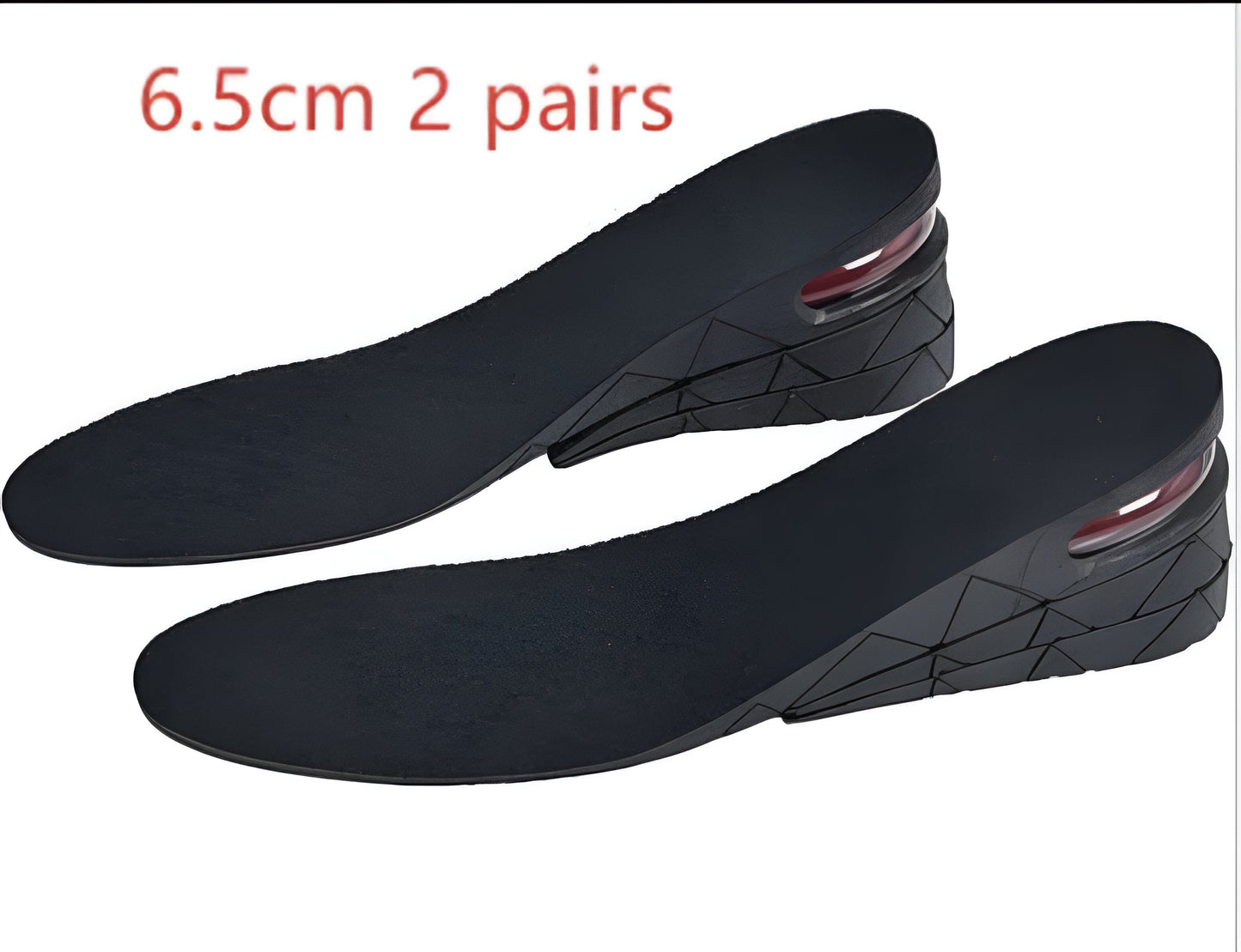 Breathable Sole Booster Insoles 3-9CM 4-Layer Air Cushion Inserts