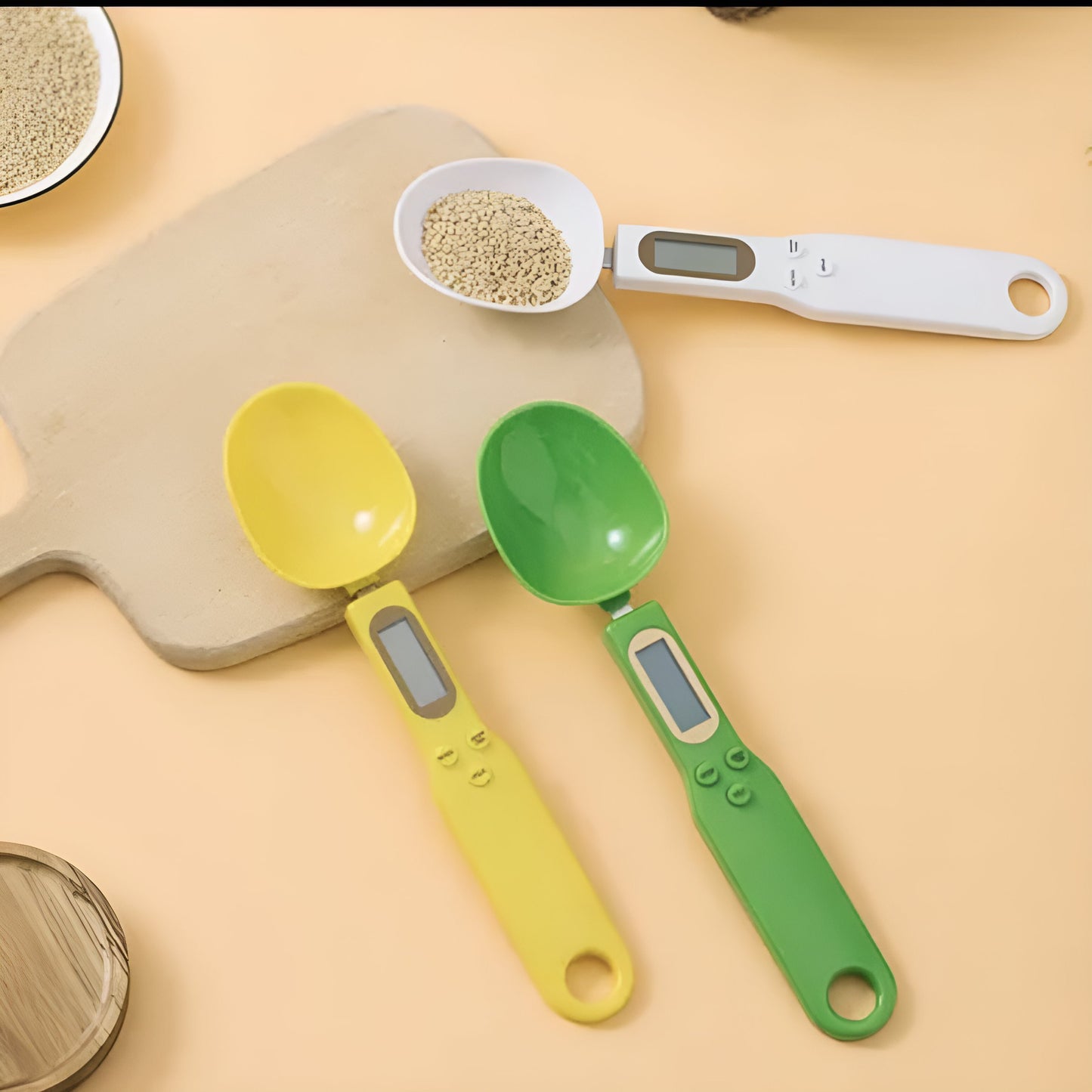 LCD Digital Kitchen Scale Spoon