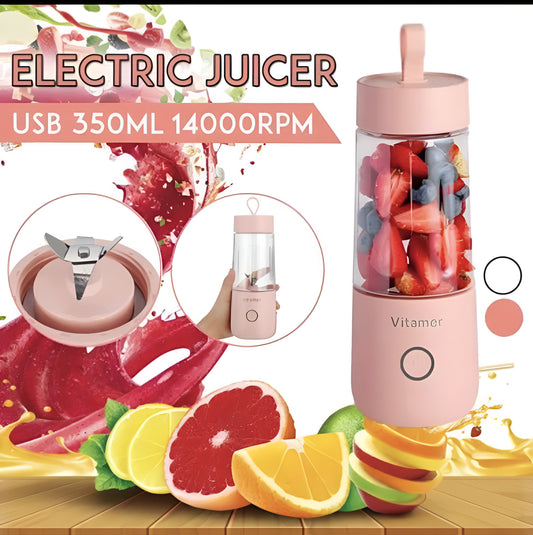 350ml Portable USB Electric Rechargeable Blender Bottle