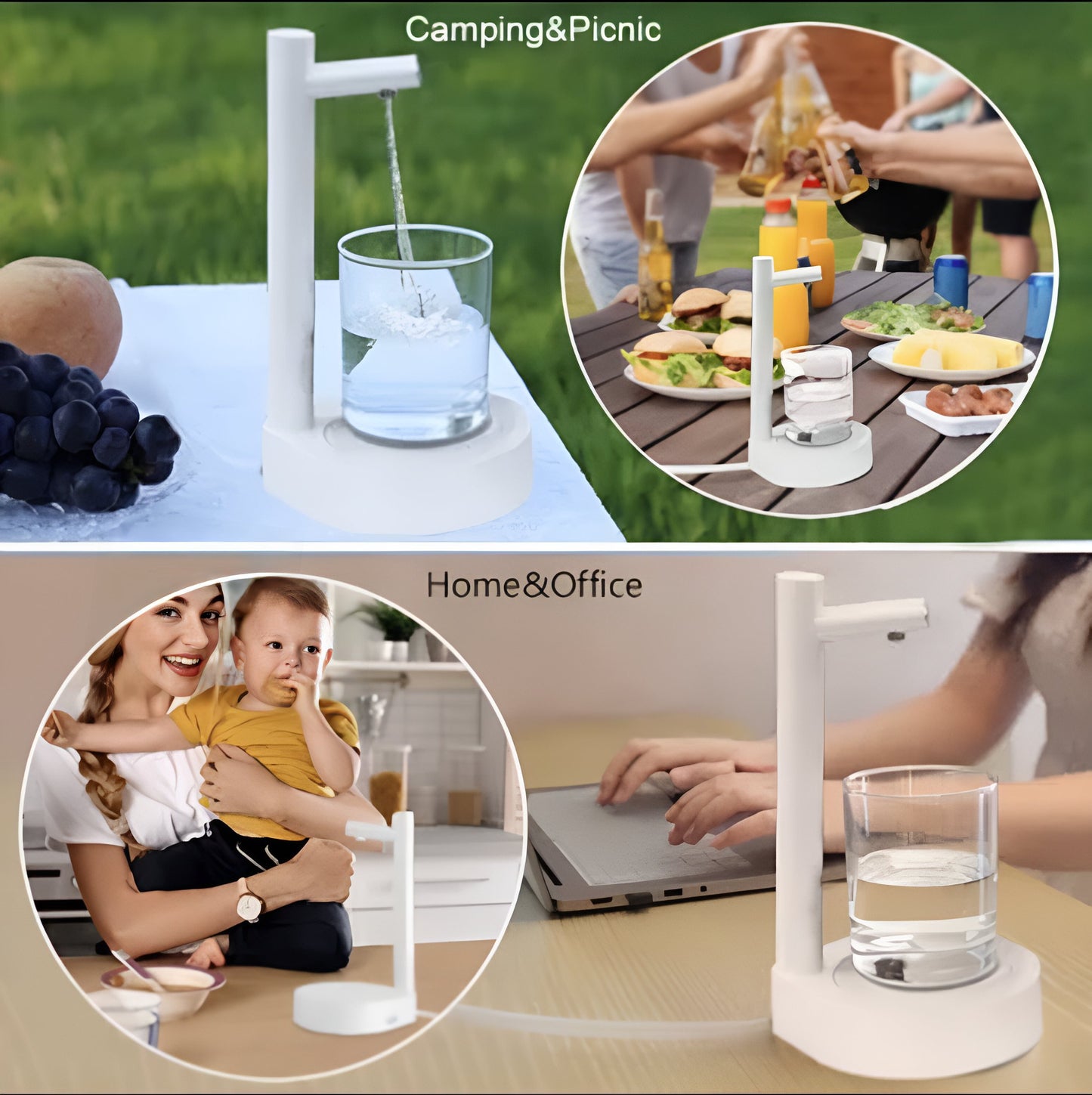 Desktop Electric Automatic Water Rechargeable Dispenser