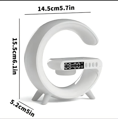 LED Charger Lamp With 15w Charging Deck & Adjustable Lighting