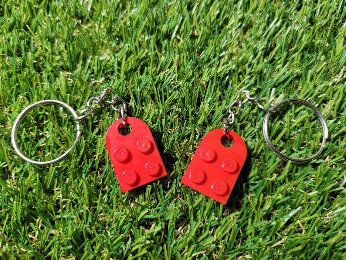 Separable Lego Love Heart KeyChain