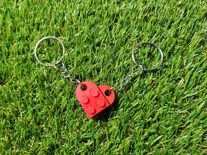 Separable Lego Love Heart KeyChain